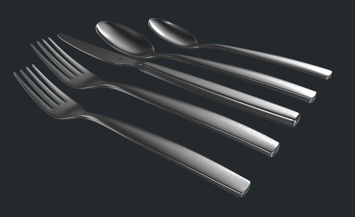 Engraved Silverware Set for 8 (40-Piece)