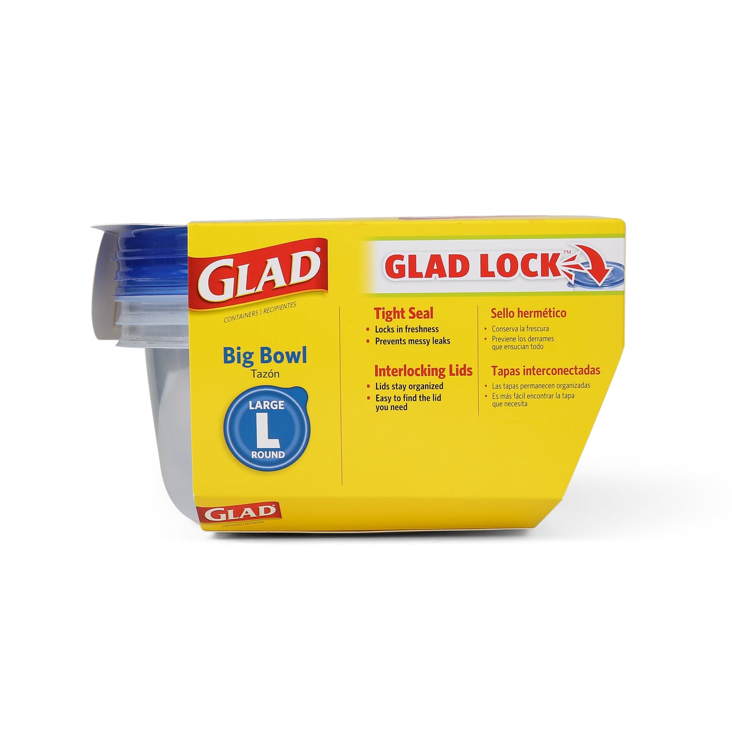 GladWare Big Bowl Food Storage Containers (Round / 3 Count (Pack of 6))