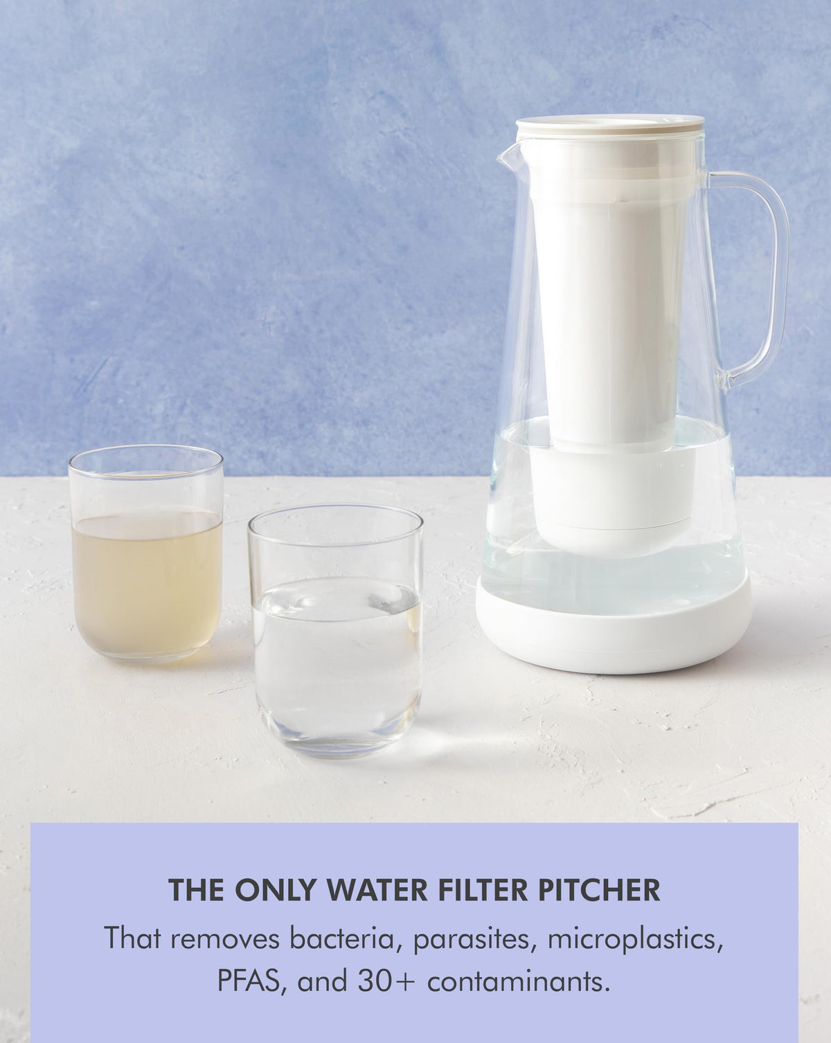 Home Water Filter Pitcher (Stormy Blue)