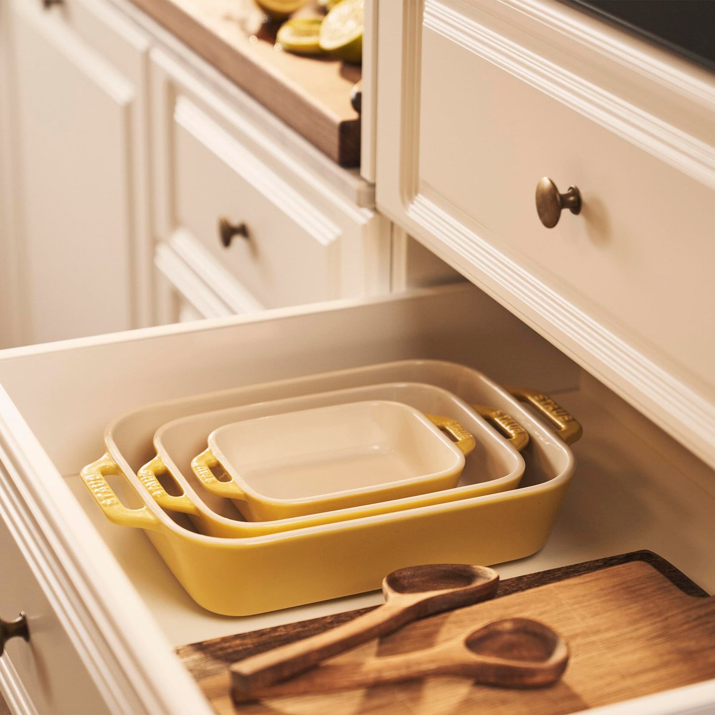 3 Pc Ceramic Baking Dish Set (3-pc / Citron)