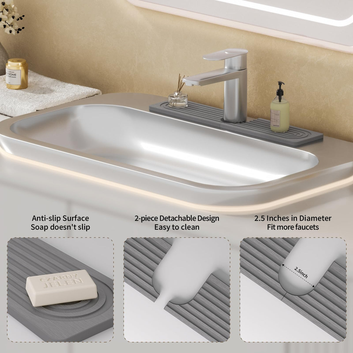 Faucet Mat for Kitchen Sink
