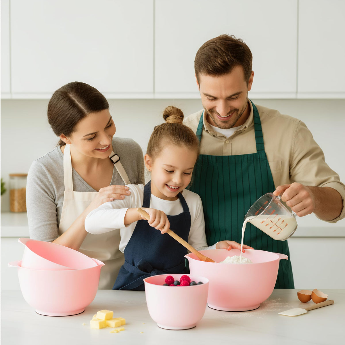 Mixing Bowls Set of 4 (Pink)