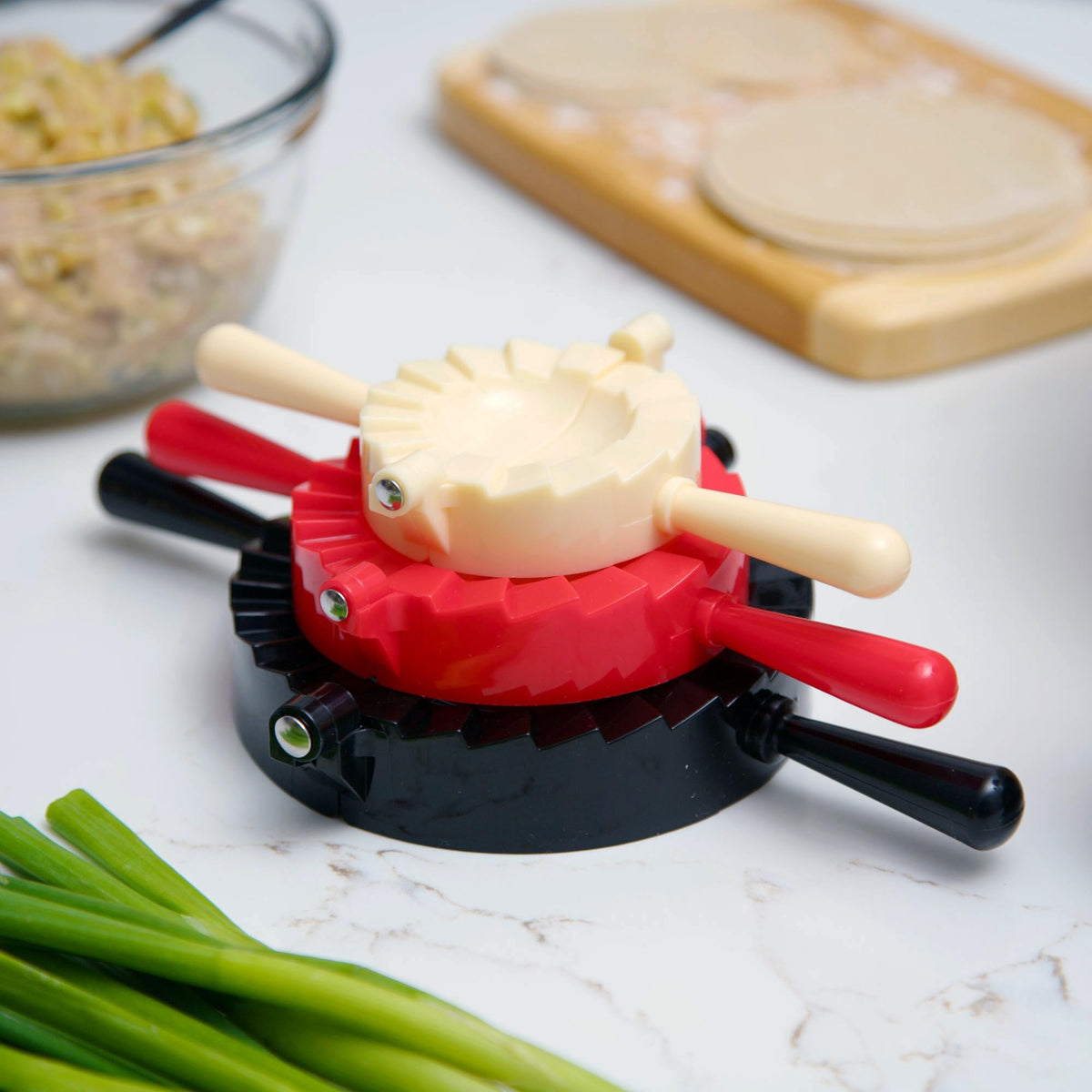 3 Piece Dumpling Maker Dumpling Press and Sealer Kit