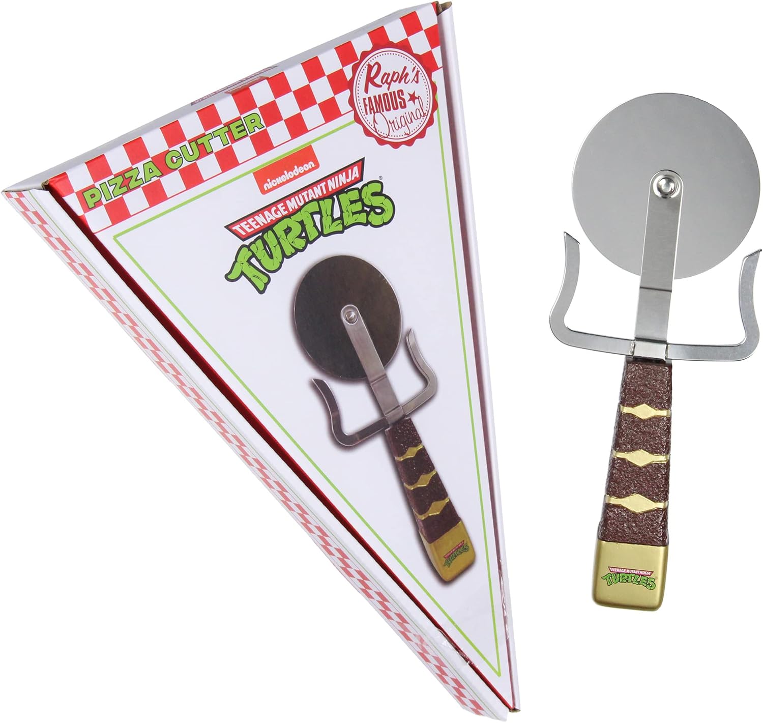 Teenage Mutant Ninja Turtles TMNT Raph's Famous Original Sai Pizza Cutter Wheel Tool - HomeSpice