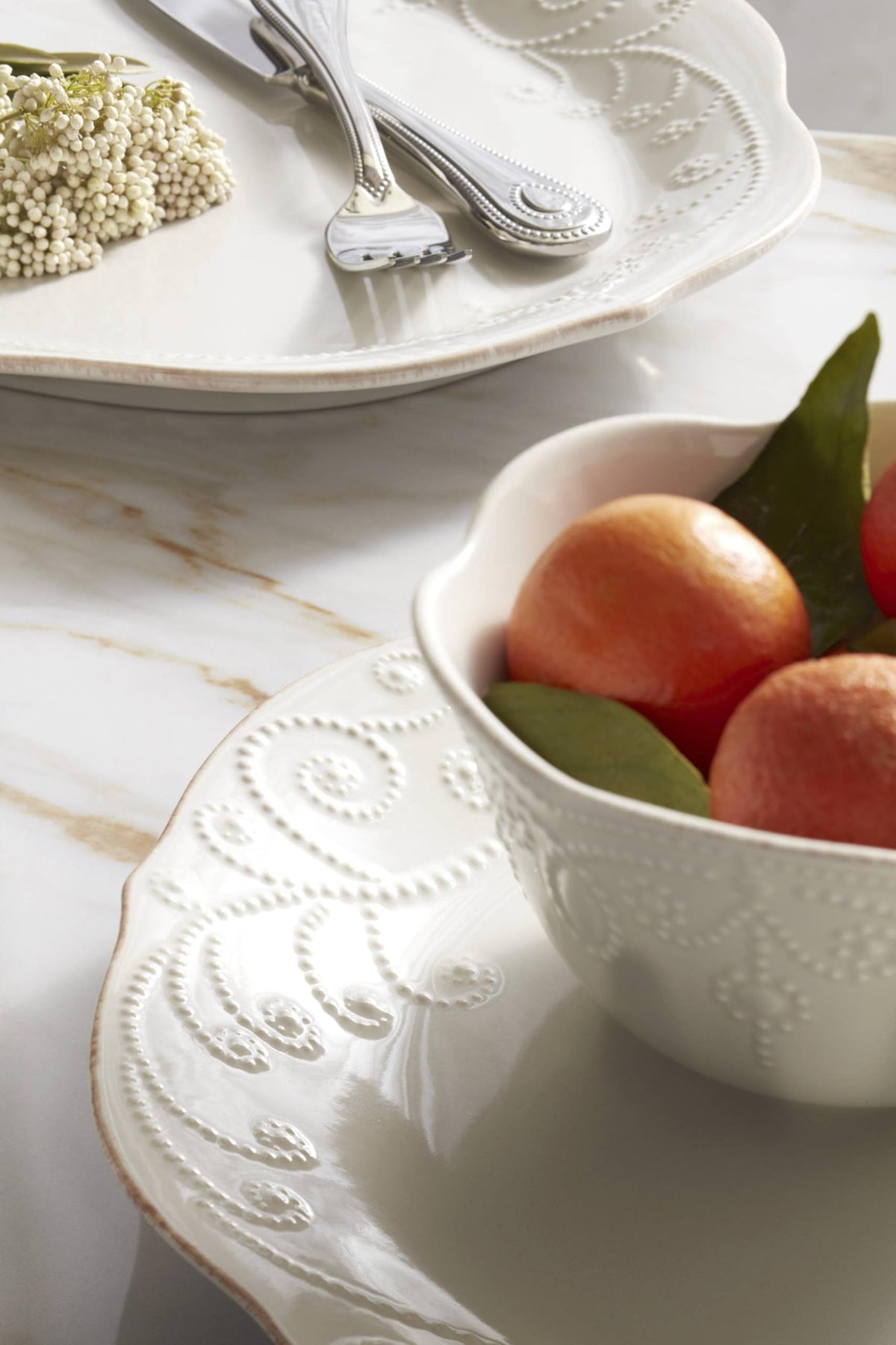 890951 French Perle 12 (12-Piece Dinnerware Set, Pasta Bowls)