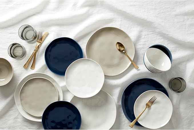 Lenox, White Bay Colors 4Pc Dinner Plates, 6.45 LB