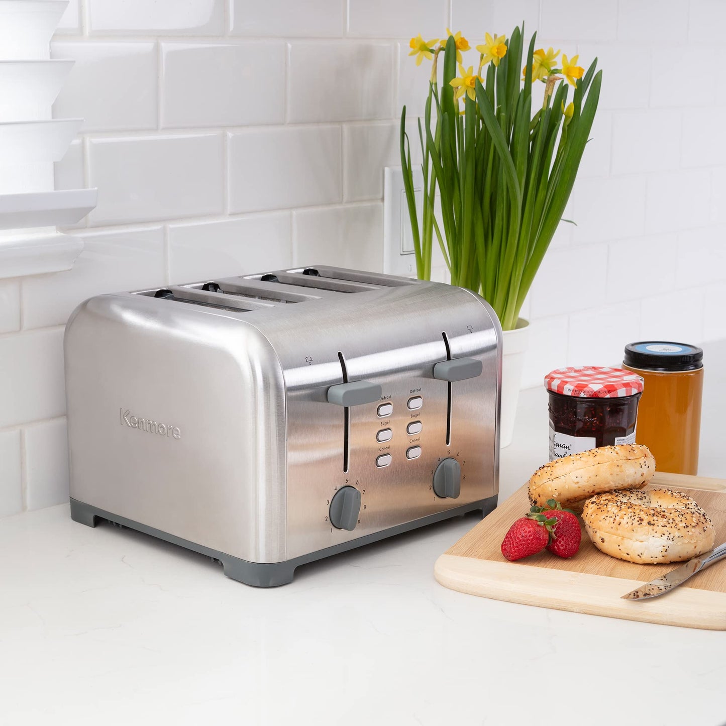 Kenmore Toaster 4 Slice (Silver)