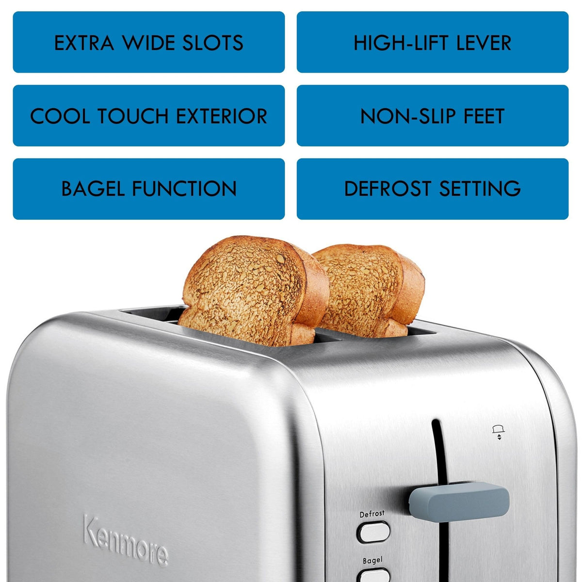 Kenmore 2 Slice Toaster (2 Slice / Stainless Steel)