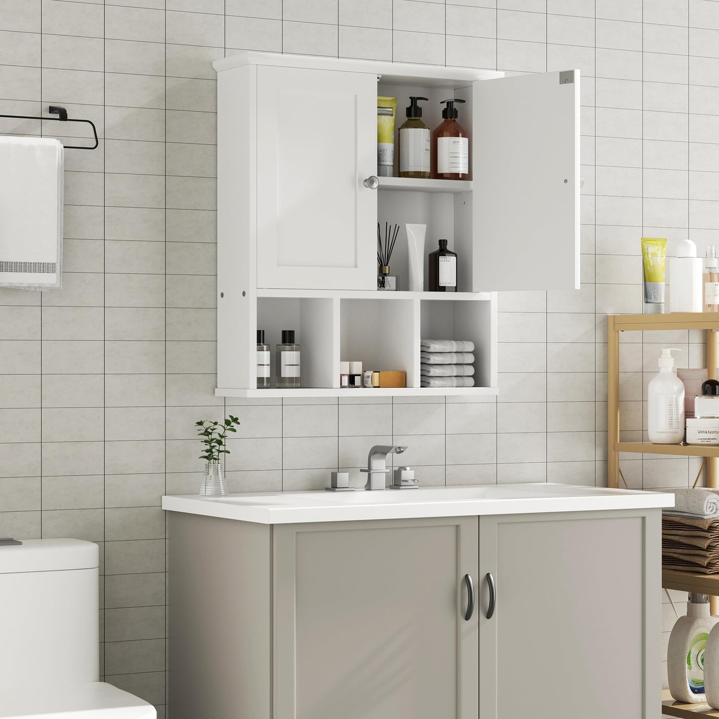 Bathroom Medicine Cabinet (White)