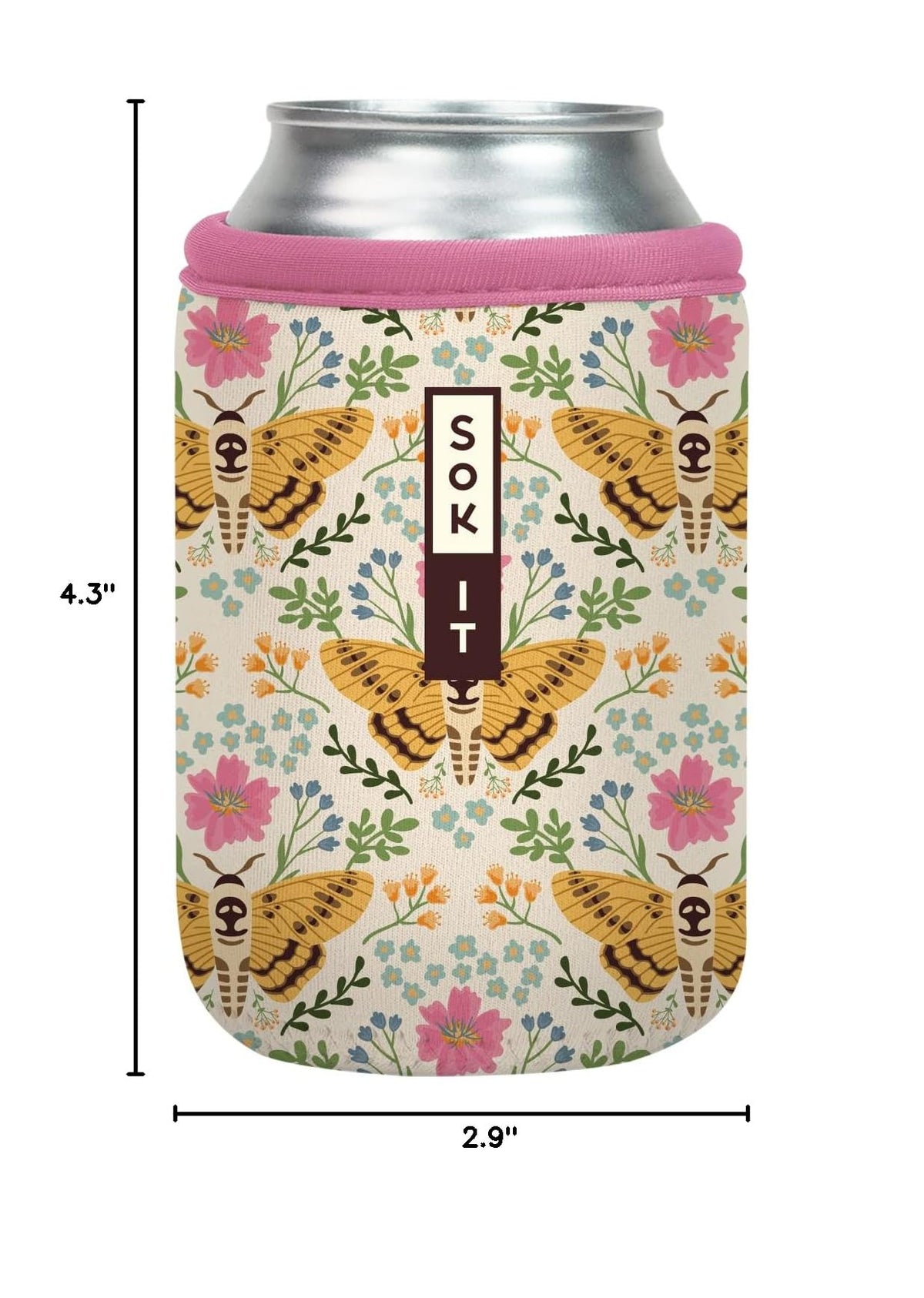 CanSok Sleeve for Beer & Soda Insulated Neoprene Cover (Metamorphosis / 12oz Can Sleeve)