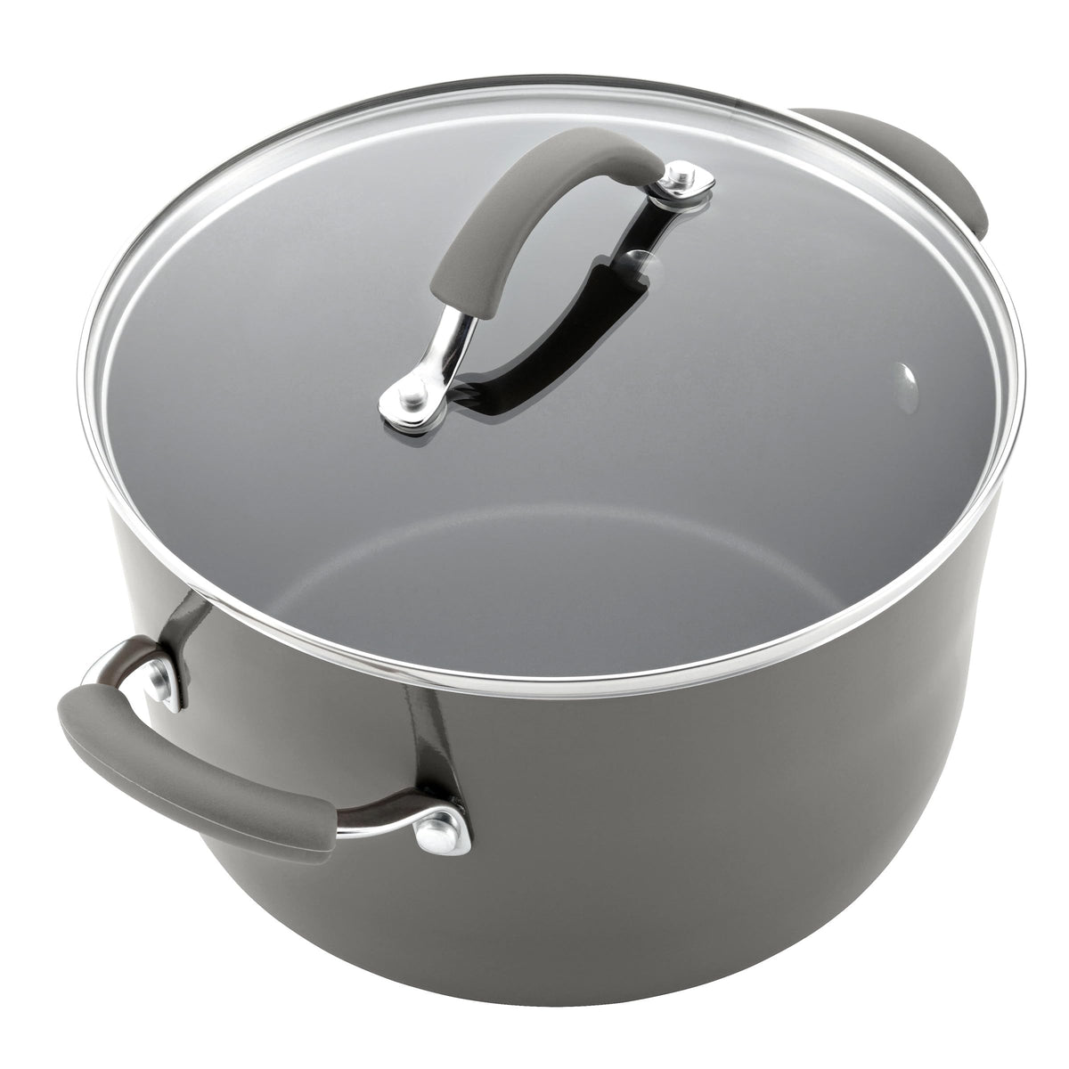 Cucina Nonstick Cookware (Sea Salt Gray / 10 Piece Porcelain)