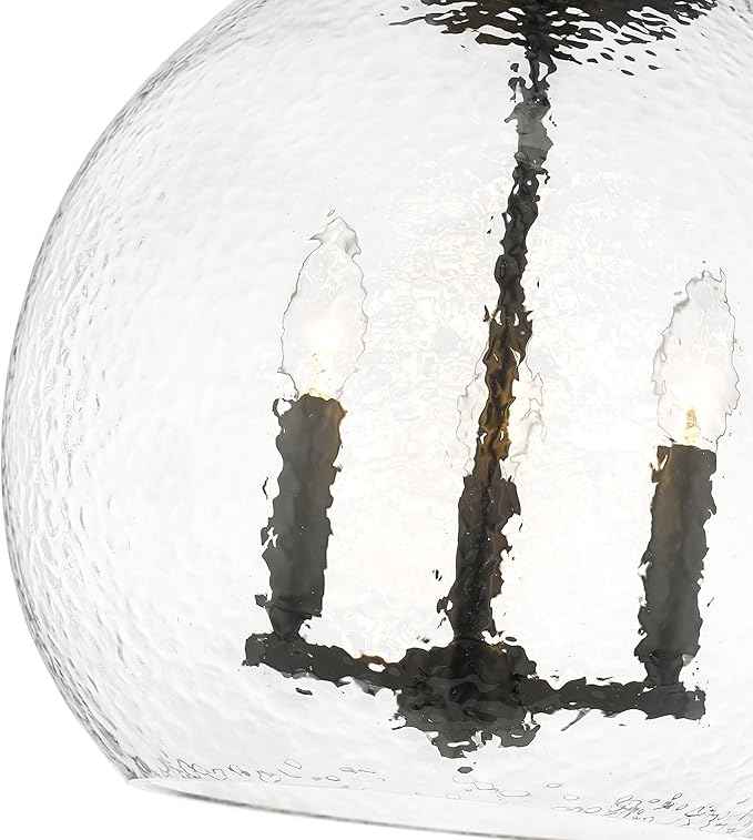 Golden Lighting Ariella 3-Light Pendant in Matte Black