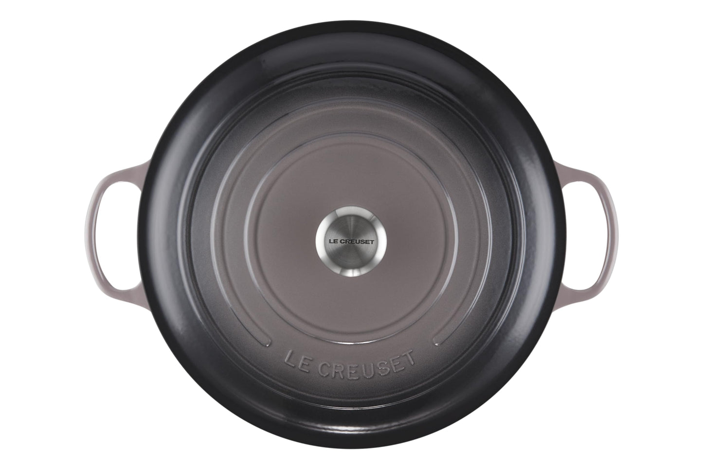 Enameled Cast Iron Round Dutch Oven (Oyster / 13.25 Qt)