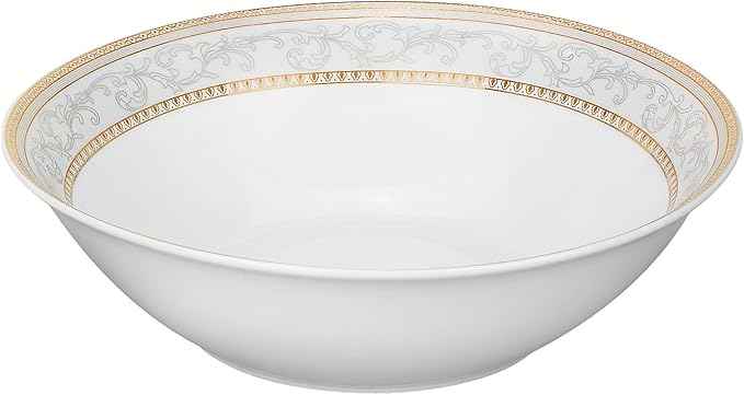Lorren Home Trends 57-Piece Porcelain Dinnerware Set, Giada, Service for 8