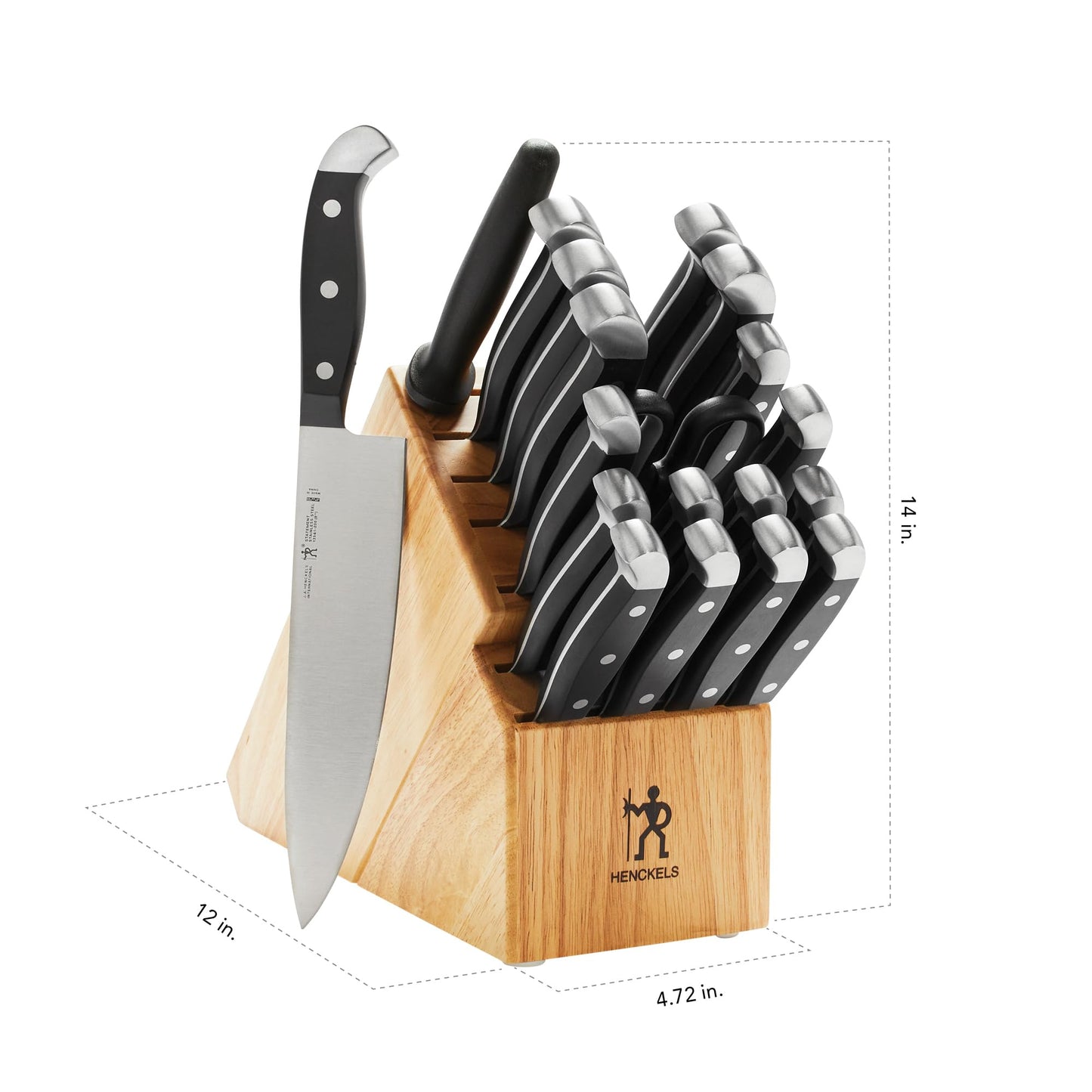 Statement 20 Pc Knife Block Set (20-pc / Natural)