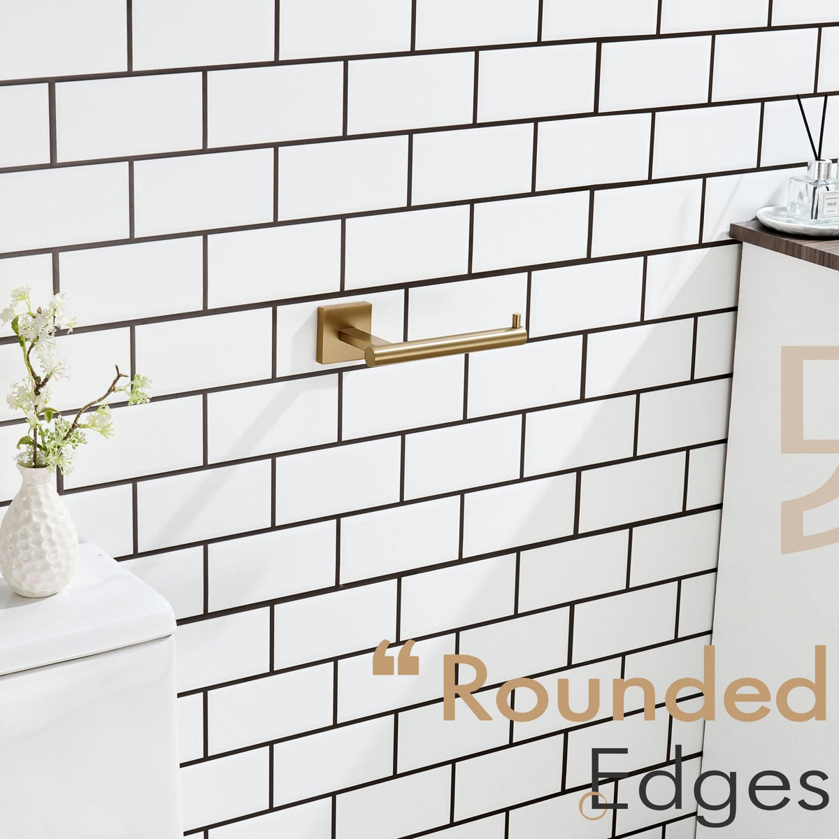 Toilet Paper Holder Champagne Bronze Toilet Roll Holder Hold Mega Rolls Kitchen Bathroom Tissue Paper Dispenser Stainless Steel