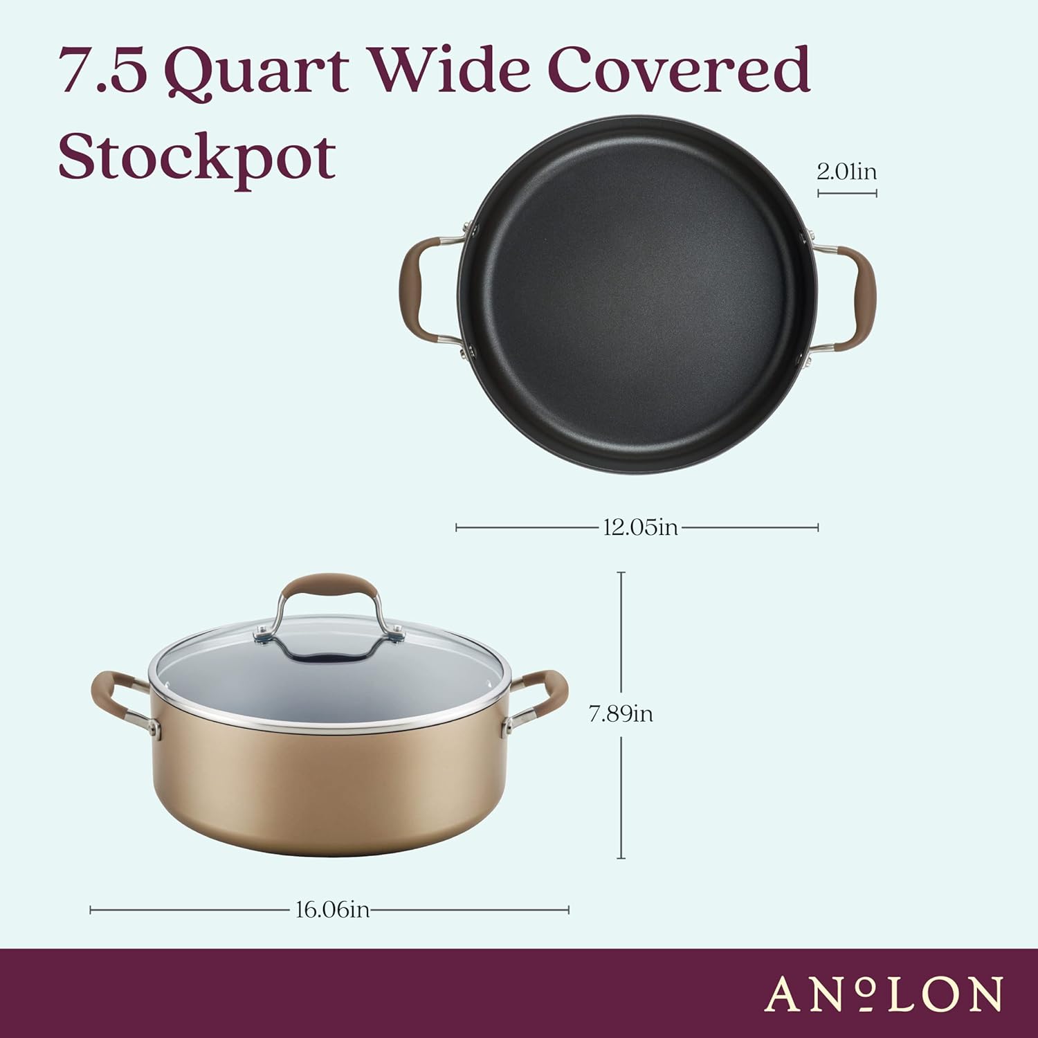Anolon Advanced Home Stockpot - Thumbnail 3