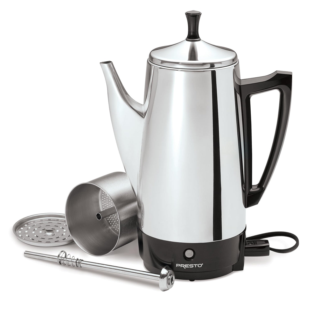 02811 Stainless Steel 12 (Silver / 12-Cups)