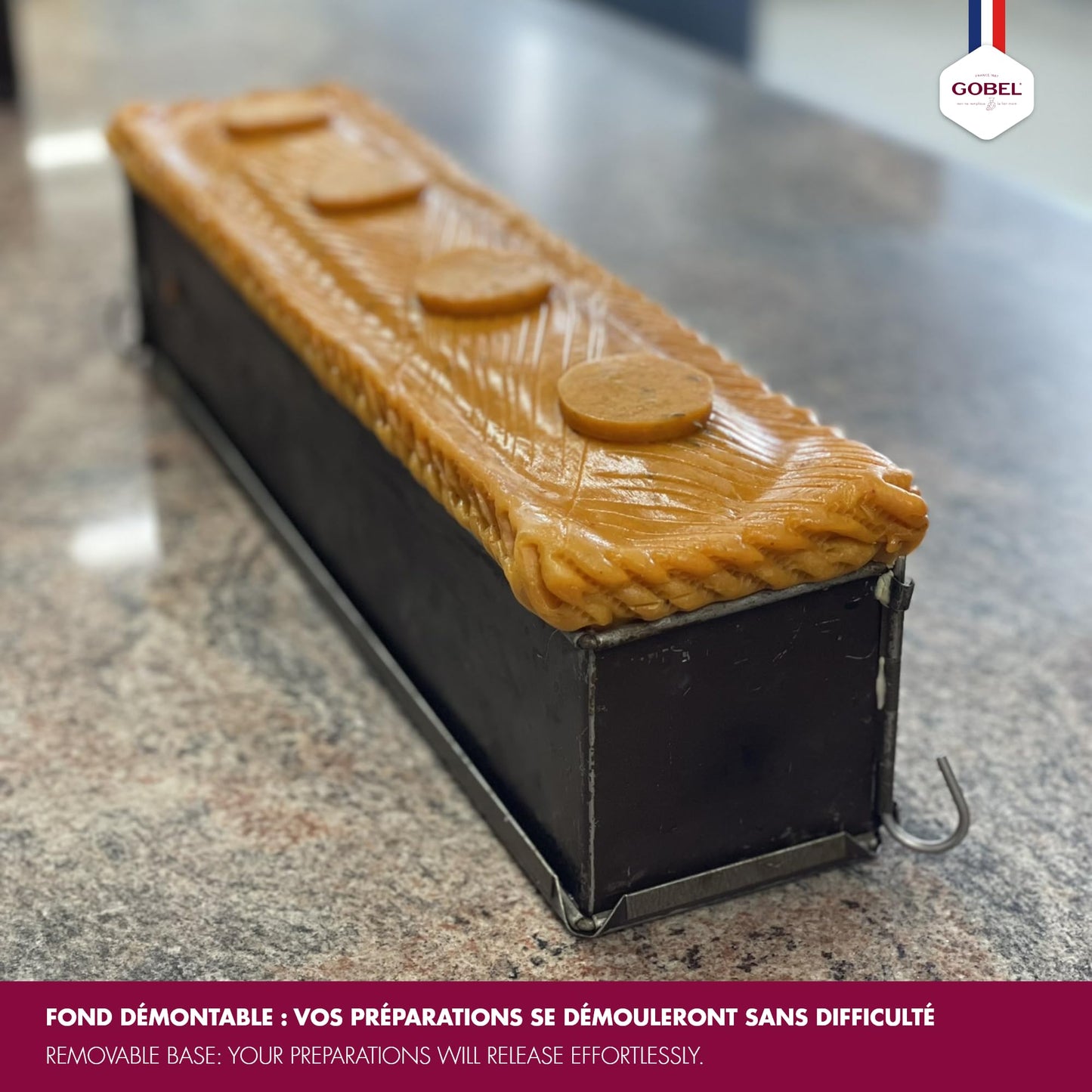 Mini Long Pate en Croute Mold (Mini 19 5/8" x 2 3/8")