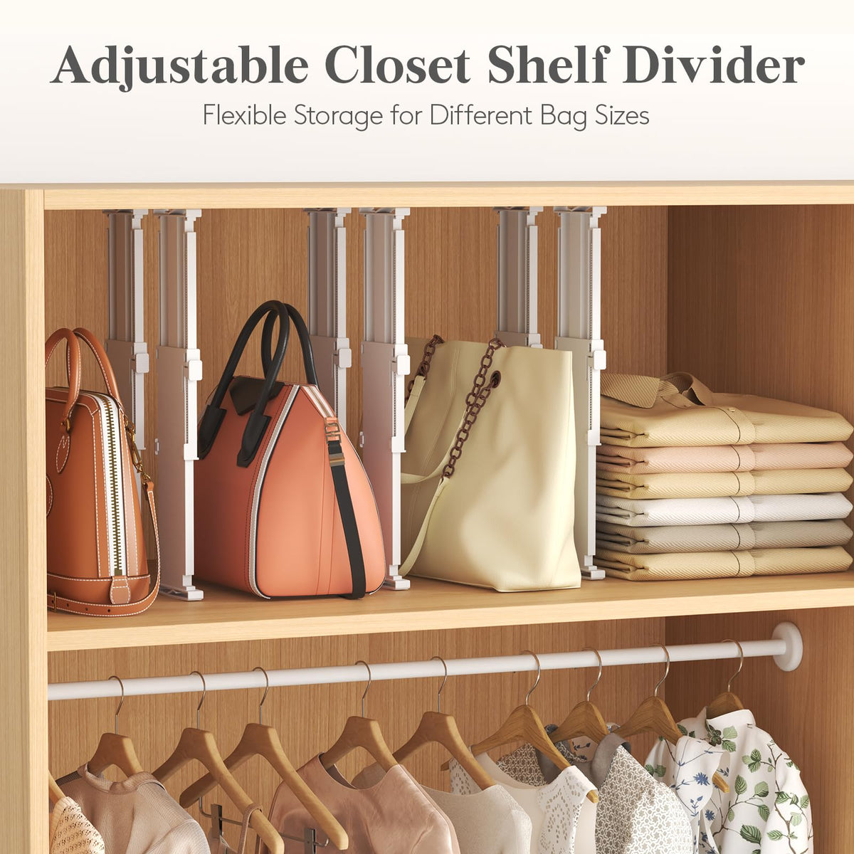 5 Pack 4" High Drawer Dividers (4"H, 13.8-22.2"L)
