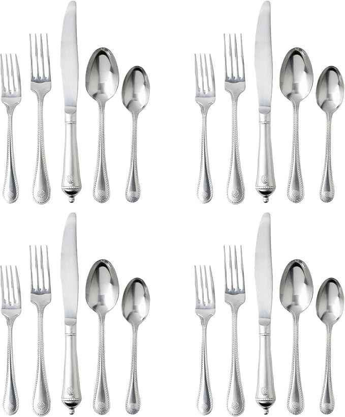 Juliska Berry & Thread 20pc Place Setting - Bright Satin