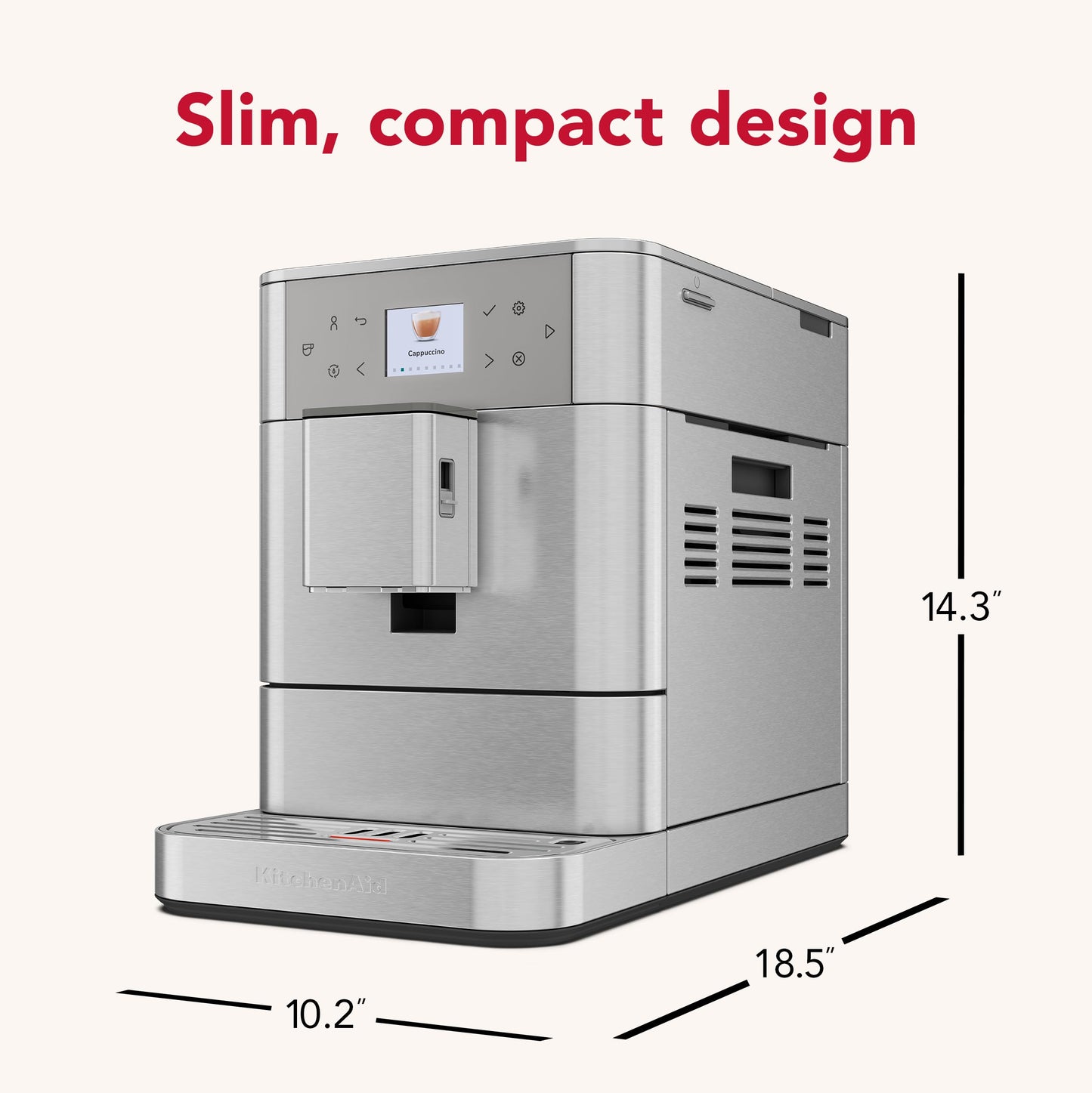 Fully Automatic Espresso Machine KF6 (Stainless Steel / 2.2L)