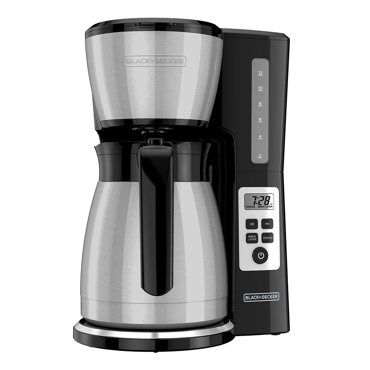 12 Cup Thermal Programmable Coffee Maker with Brew Strength and VORTEX Technology (CM2046S)