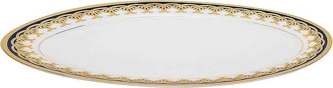 Lorren Home Trends 57-Piece Porcelain Dinnerware Set, Iris, Service for 8