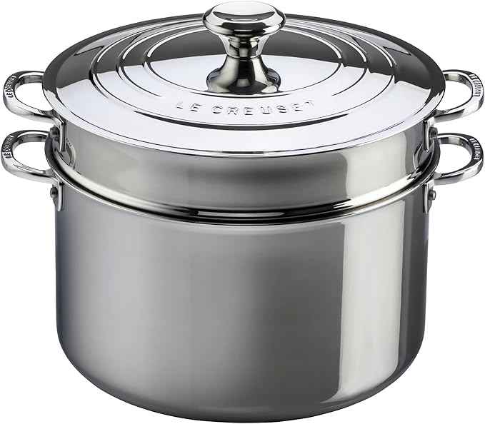 Le Creuset Tri-Ply Stainless Steel 10 pc. Cookware Set