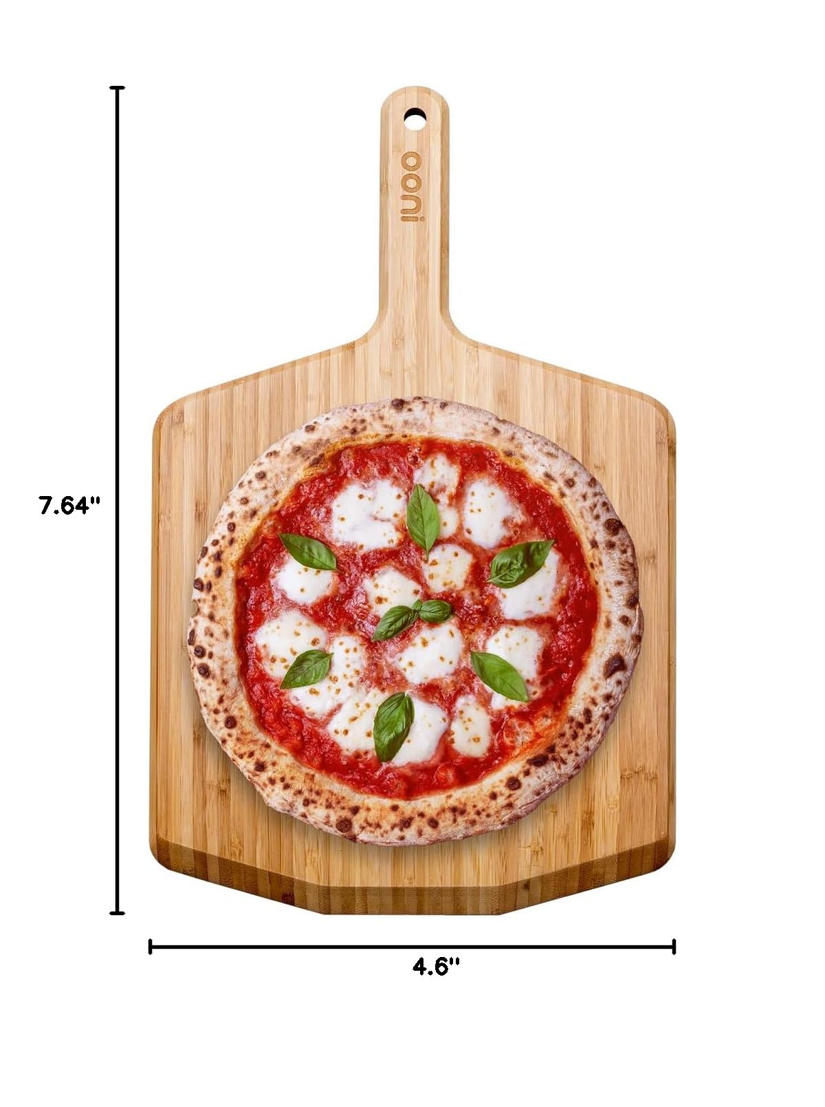12” Bamboo Wood Pizza Peel (19.3"L x 12"W)