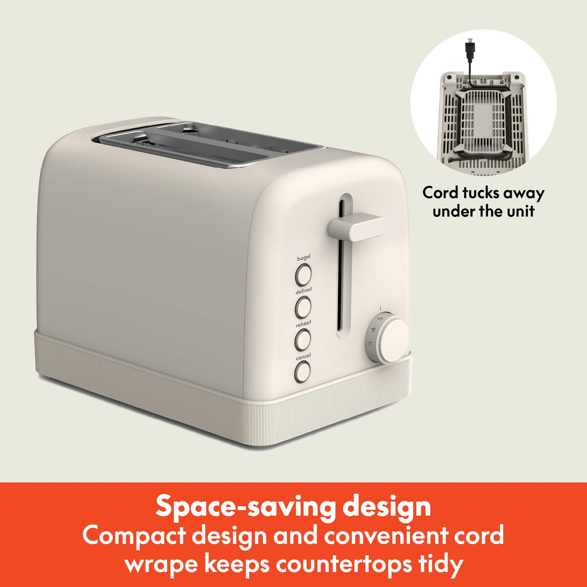 2 Slice Toaster with Extra Wide Slots and 6