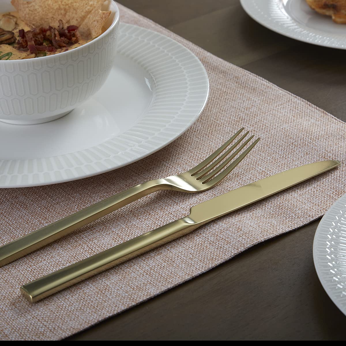 Chef's Table Champagne 20 (20 Piece / 20-Piece Flatware Set, Champagne)