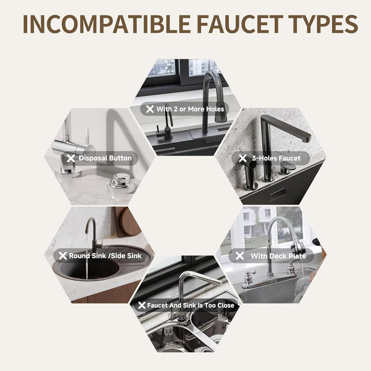 Faucet Mat for Kitchen Sink, Diatomite Stone Drying Sink Protectors, Bathroom Faucet Splash Guard, Quick Dry Water Absorbing, Non-Slip Stone Tray for Kitchen Counter, White, 20" x 3.9" - HomeSpice