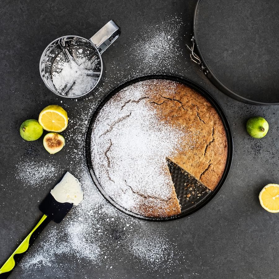 9 Inch Springform Pan Baking Pans Round Leakproof Nonstick Removable Bottom Bakeware for Cake (Round / 9 Inch)