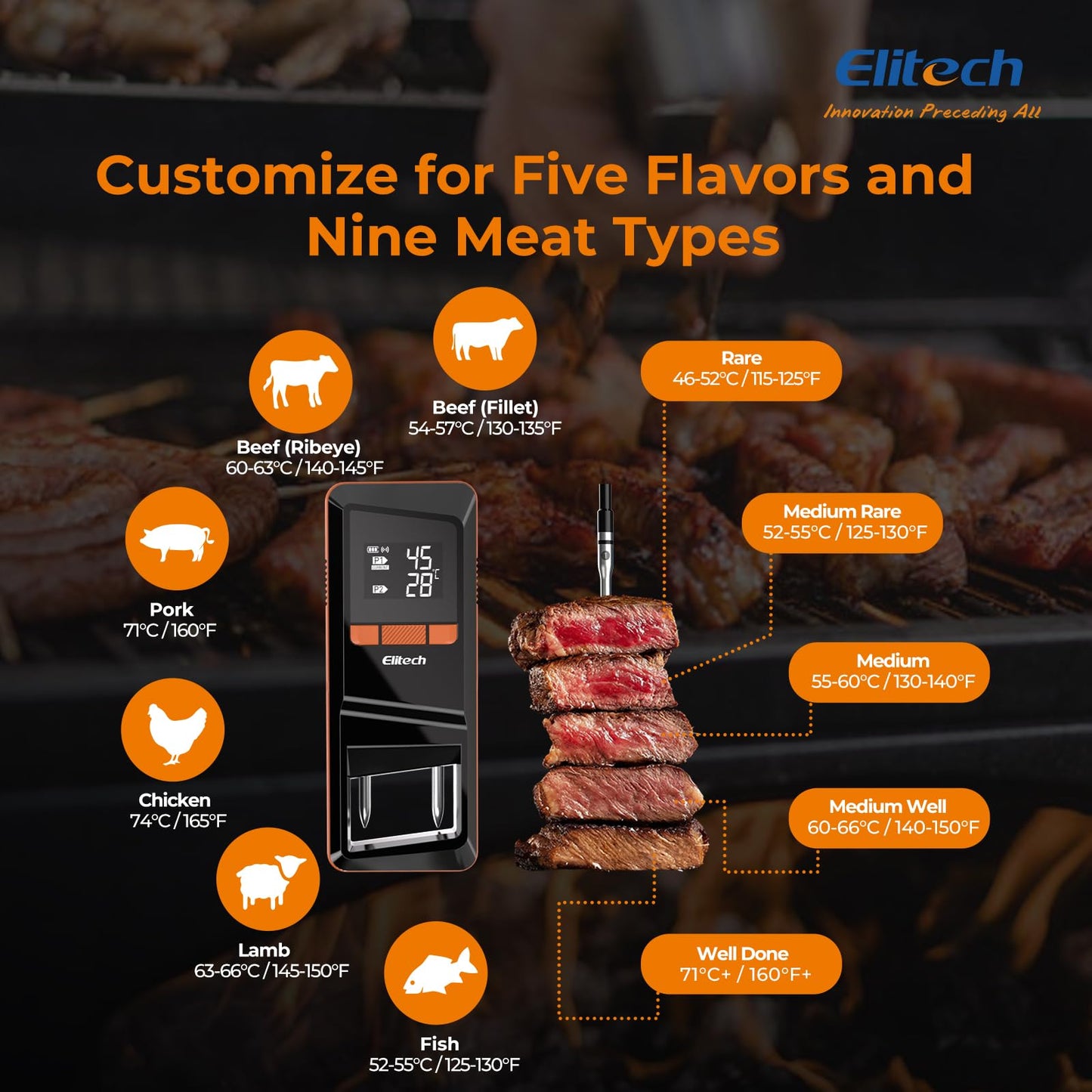 Digital BBQ Thermometer