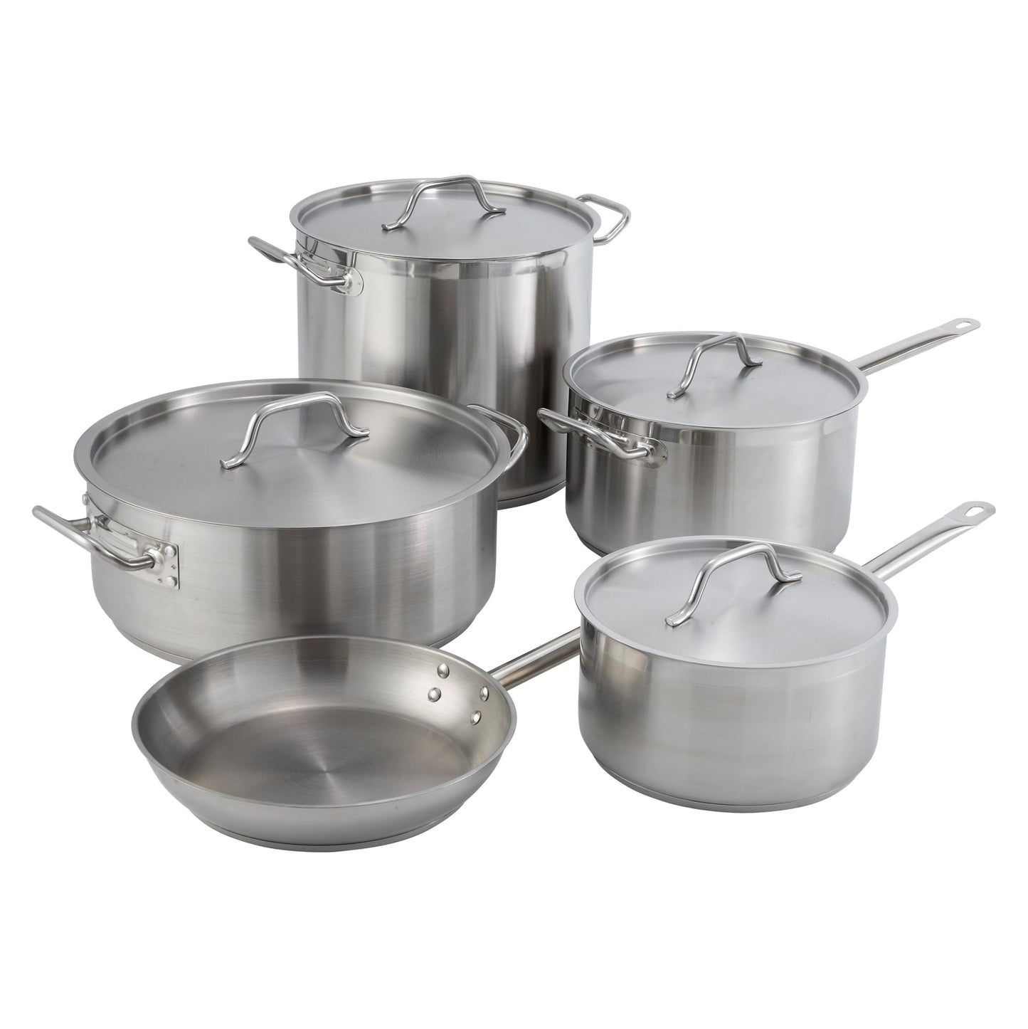 Winware Stainless Steel 24 Quart Stock Pot with Cover (24 Quarts / Pot With Cover)