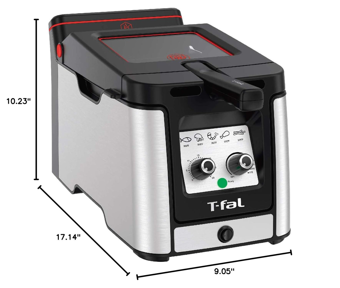 FR600D5A Electric Deep Fryer with Basket (3.5 L- 1800 W)