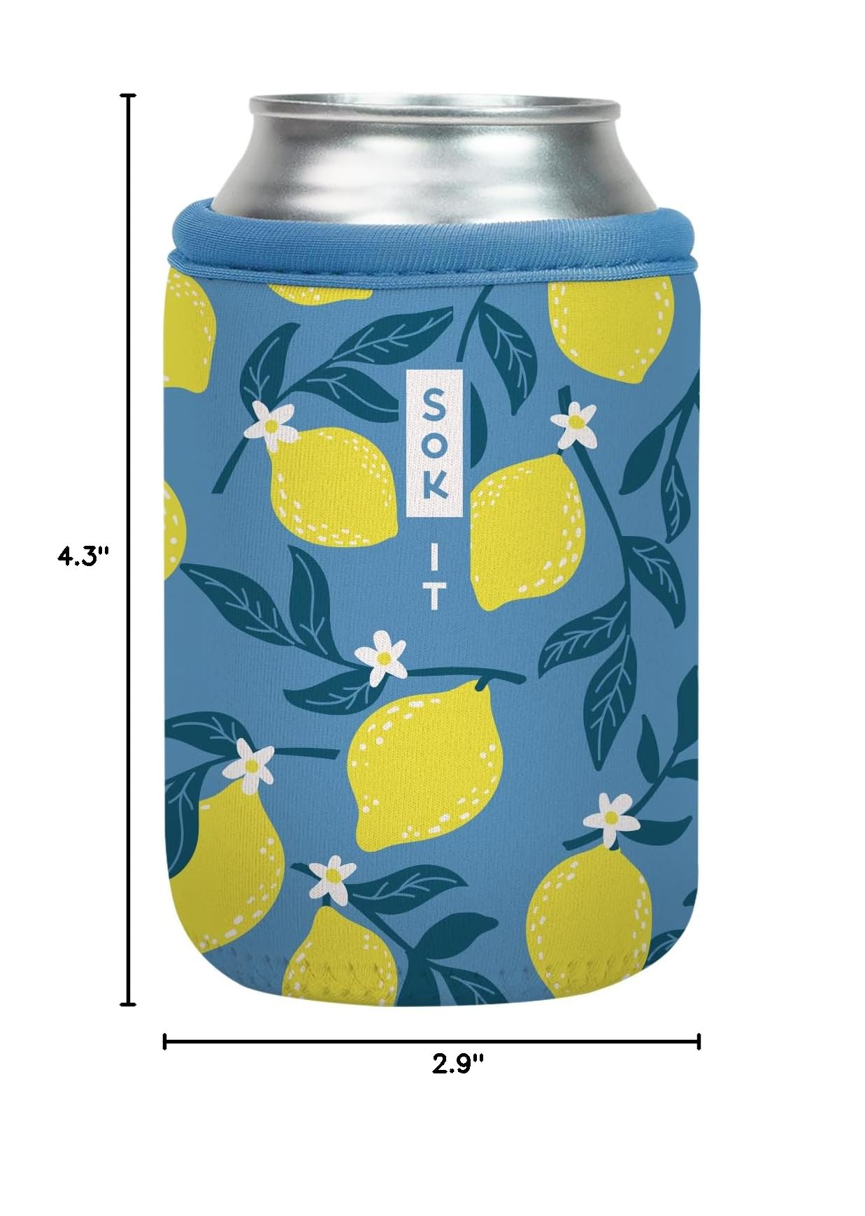 CanSok Sleeve for Beer & Soda Insulated Neoprene Cover (Main Squeeze / 12oz Can Sleeve)