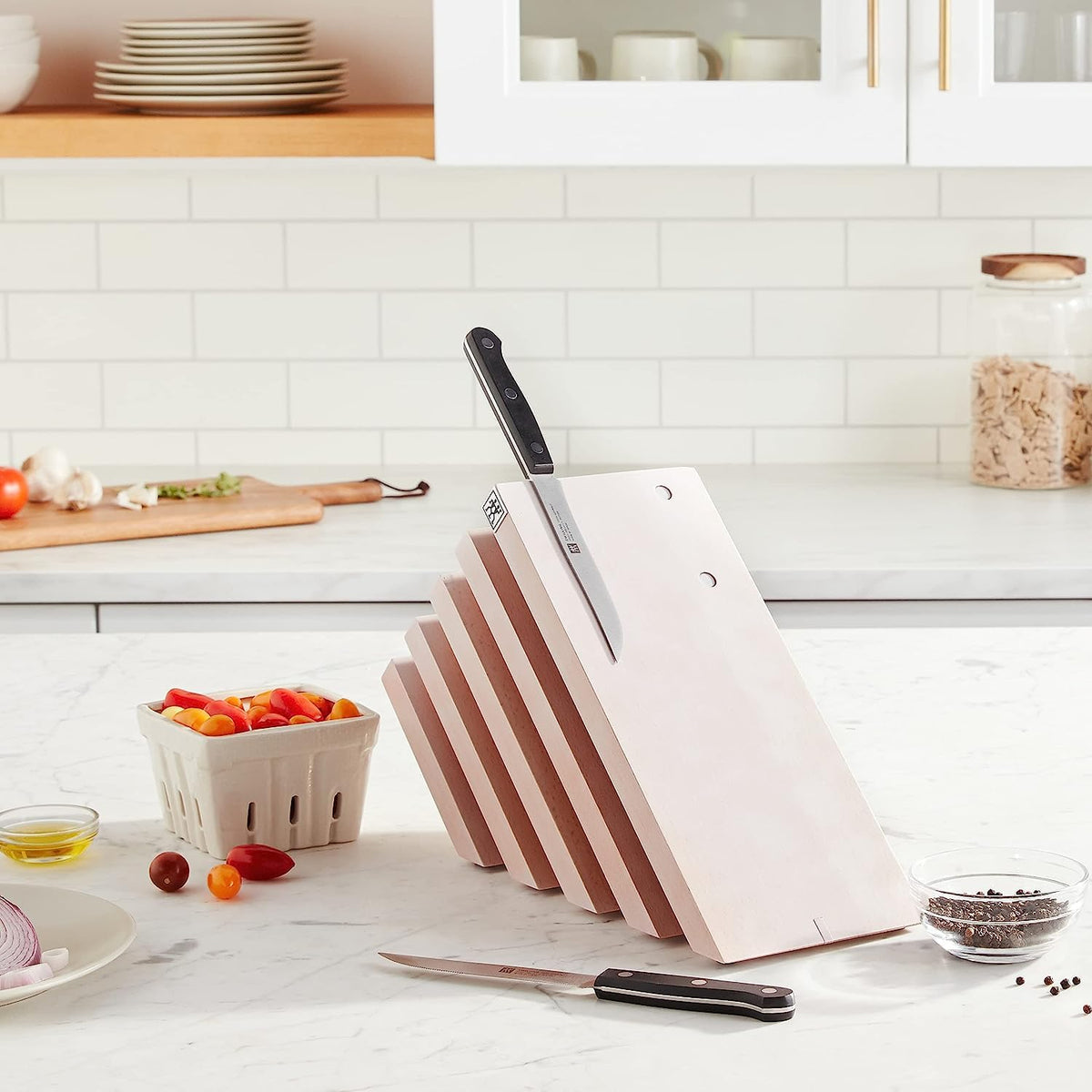 Slanted Magnetic Knife Block