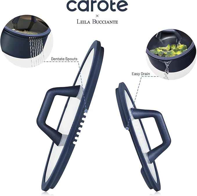 CAROTE 31PCS Pots and Pans Set, Nonstick Cookware Set Kitchen Non Stick Induction Titanium Cookware Non-toxic Granite Cooking set, PFOA Free