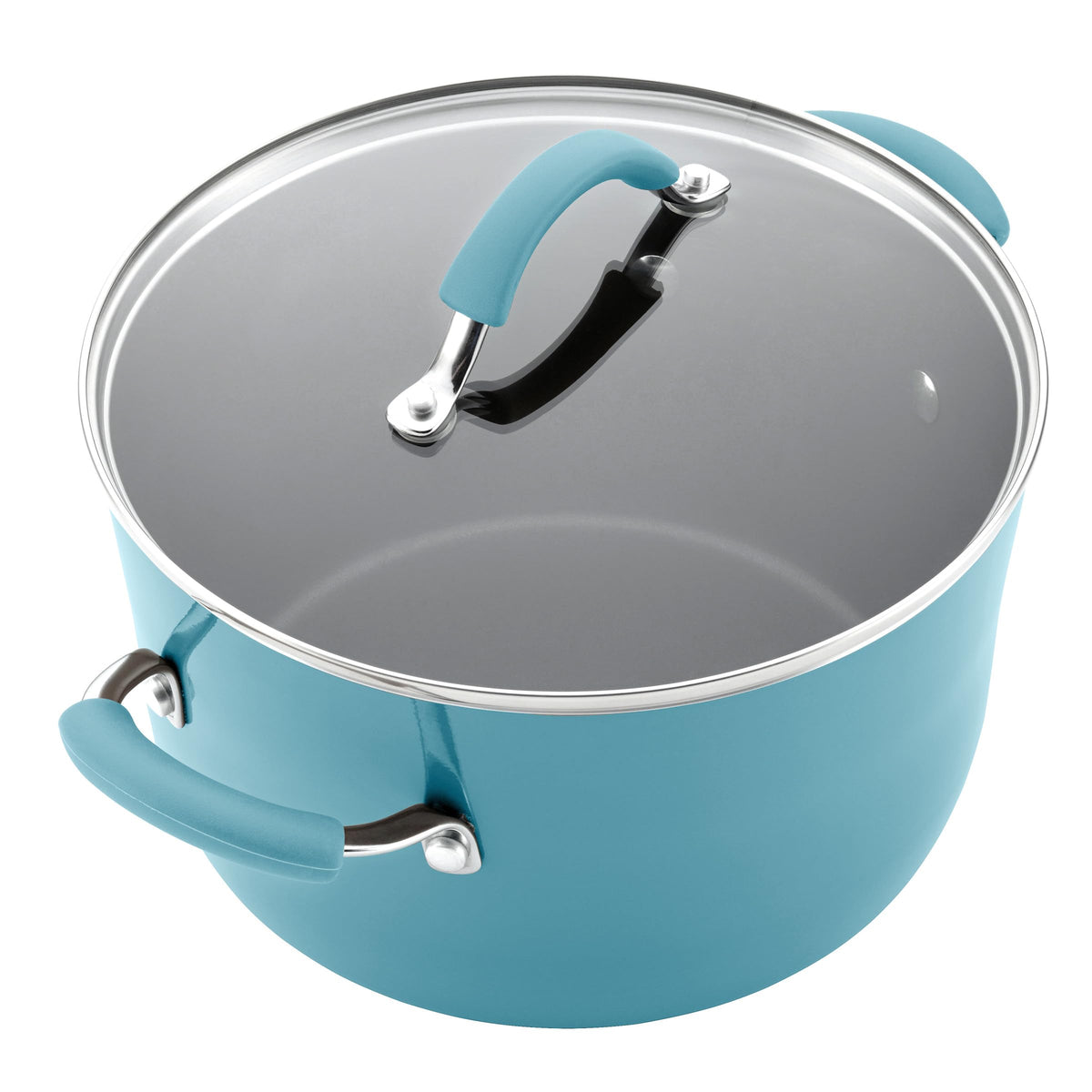 Cucina Nonstick Cookware (Agave Blue / 10 Piece Porcelain)