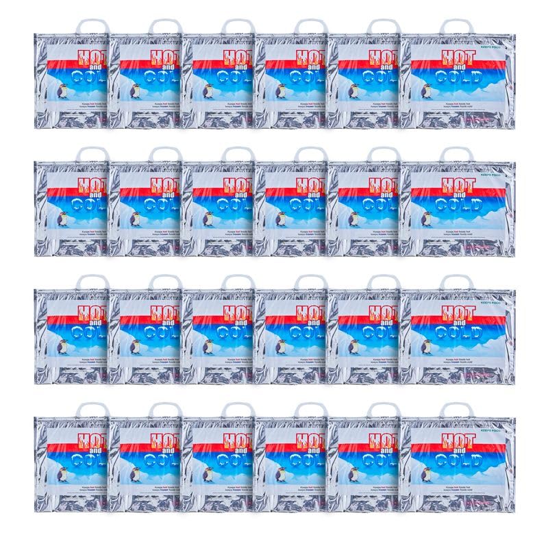 Hot and Cold Insulated Bags for Food Delivery (Small (Meal Size))