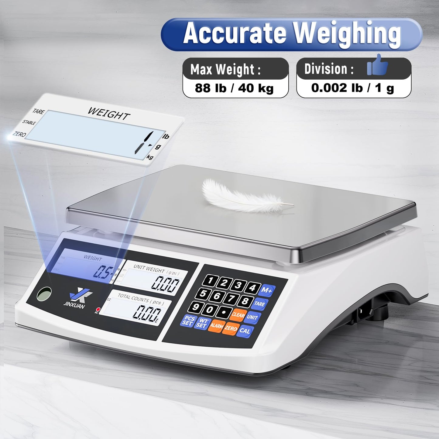 Industrial Counting Scale 40kg (40kg x 1g)