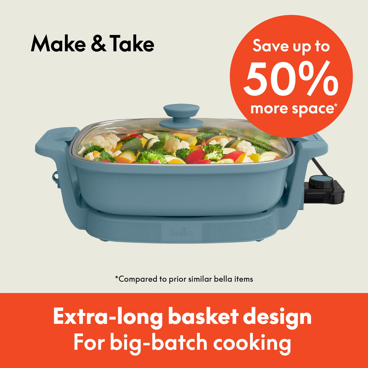 Fits Anywhere SAUTE Make & Take Skillet (12" x 12" / Surf)