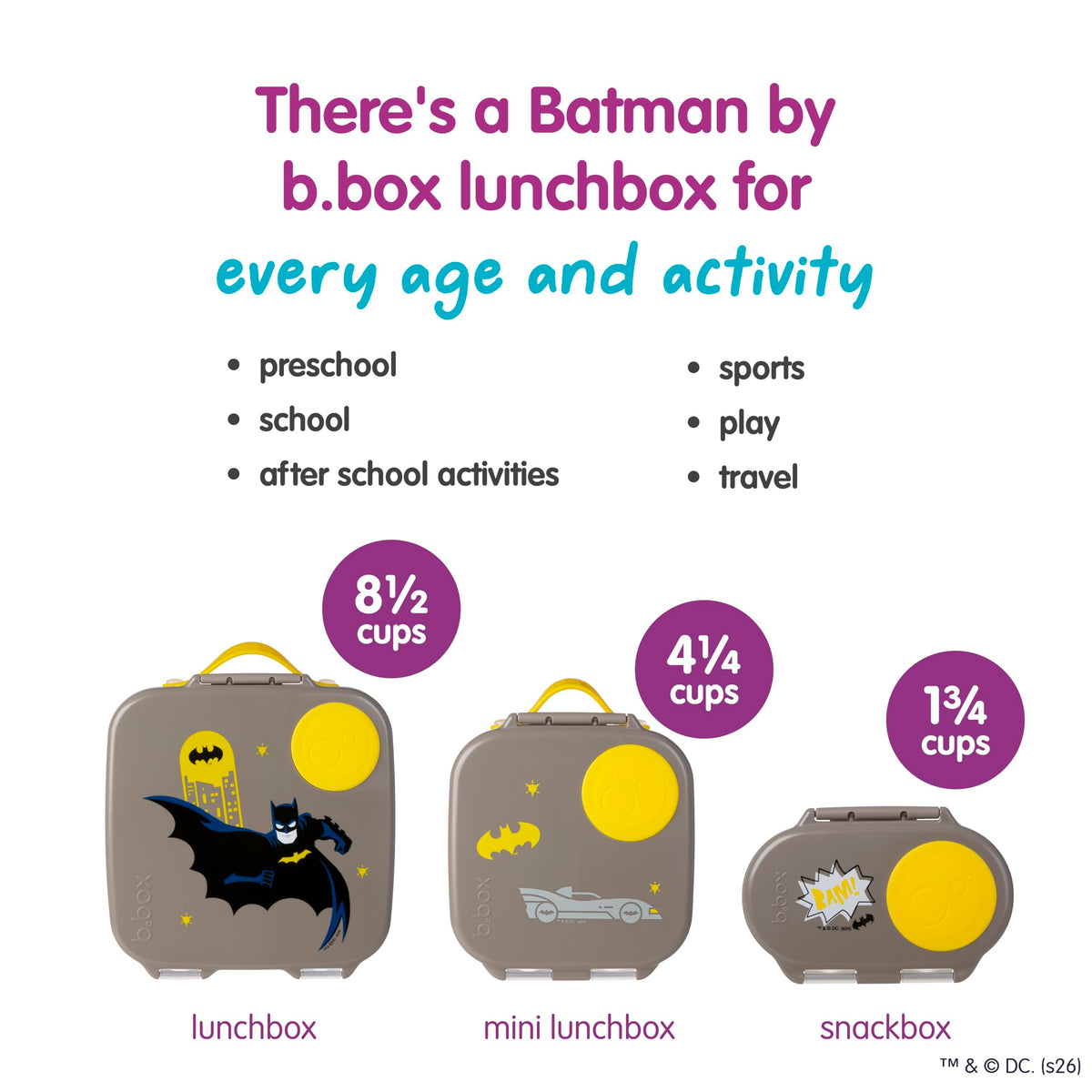 Batman Mini Lunch Box Kids (Batman / 1-pack)