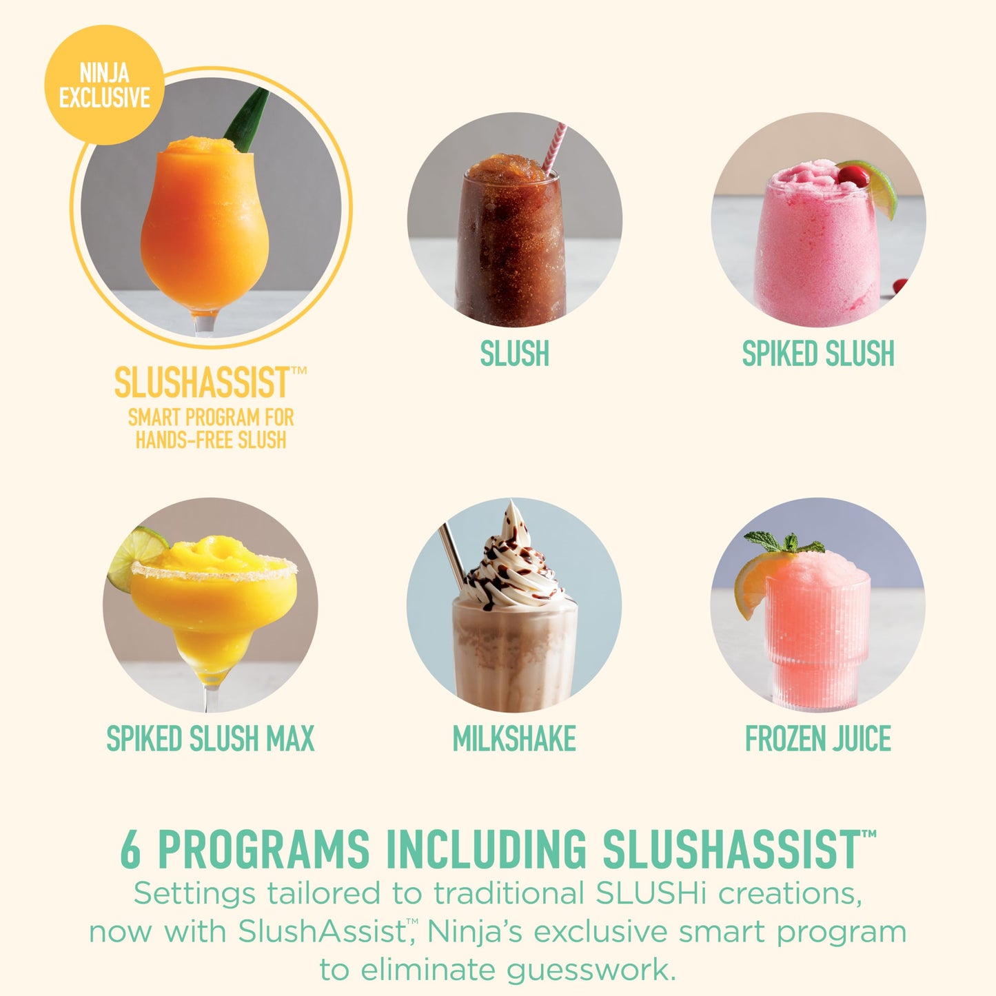 SLUSHi XL Smart Frozen Drink Maker and SLUSHi Machine (SLUSHi XL Smart (Crema))