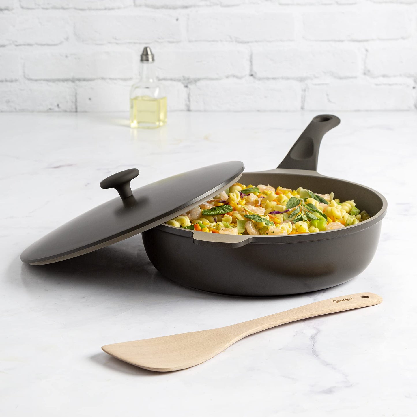 All-in-One Pan, Multilayer Nonstick Cookware Set, High-Performance Construction, Multipurpose Design Replaces Multiple Pots and Pans, Dishwasher Safe, 11-Inch, 4.4-Quart Capacity, Graphite (Graphite / 11-Inch / All-In-One Pan)