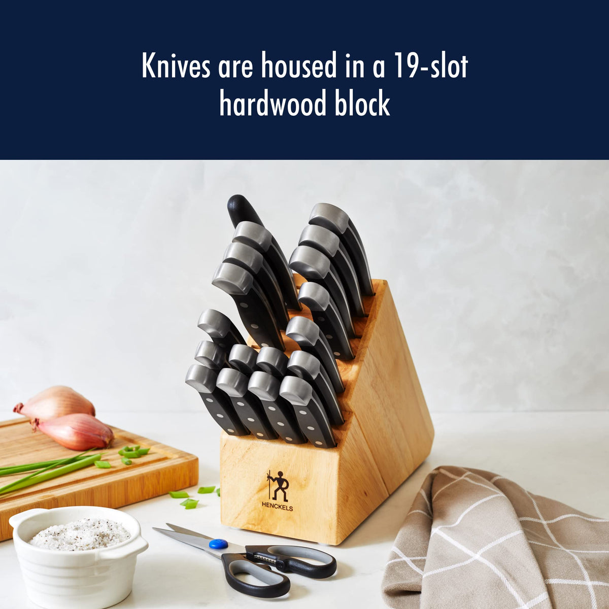 Statement 20 Pc Knife Block Set (20-pc / Natural)