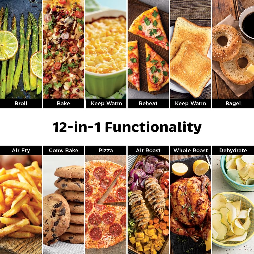 DCT451 12-in-1 Smart Double Oven with FlexDoor, Thermometer, FlavorSeal, Smart Finish, Rapid Top Convection and Air Fry Bottom , Stainless Steel (12-in-1 w/ Flexdoor)