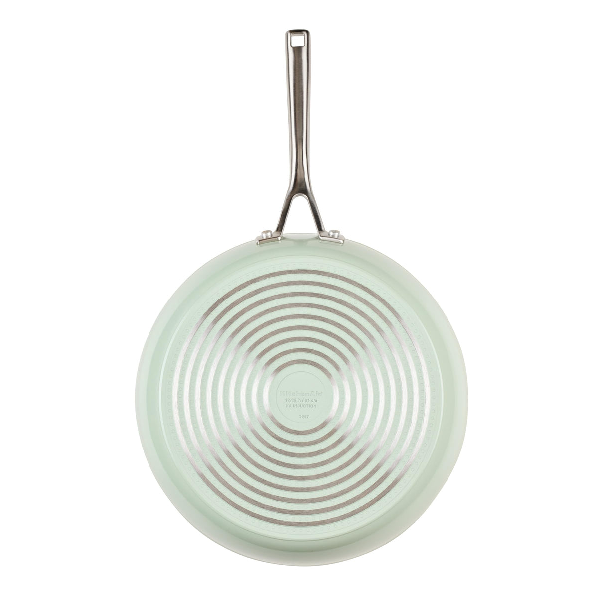 Hard Anodized Ceramic Induction Nonstick Cookware Frying Pan (Pistachio / 12.25-Inch)